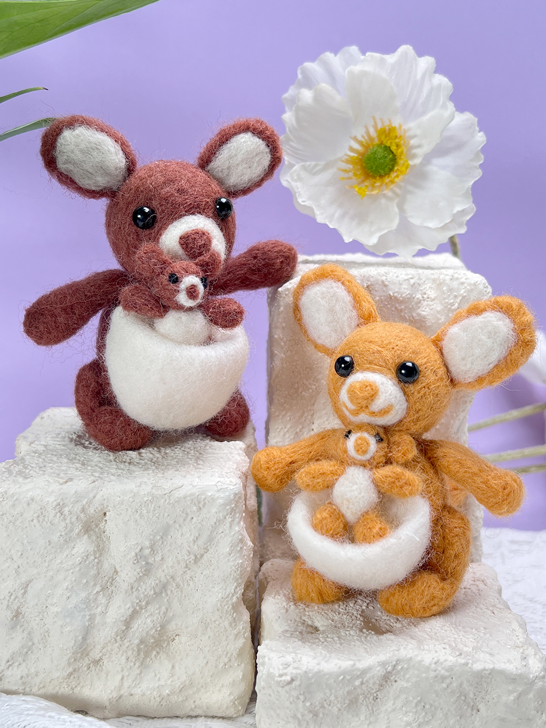 Kanga Felt Animals Needle Felting Kit