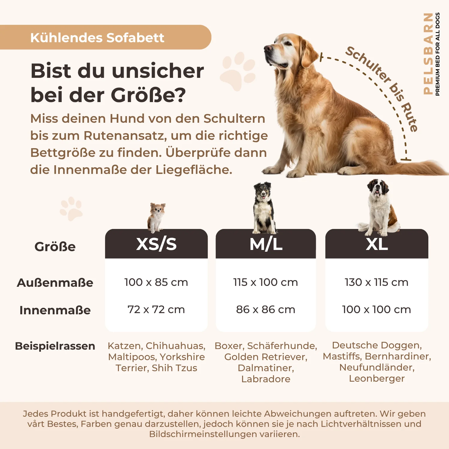 Pelsbarn kühlendes Sofabett (4-mal effektiver)