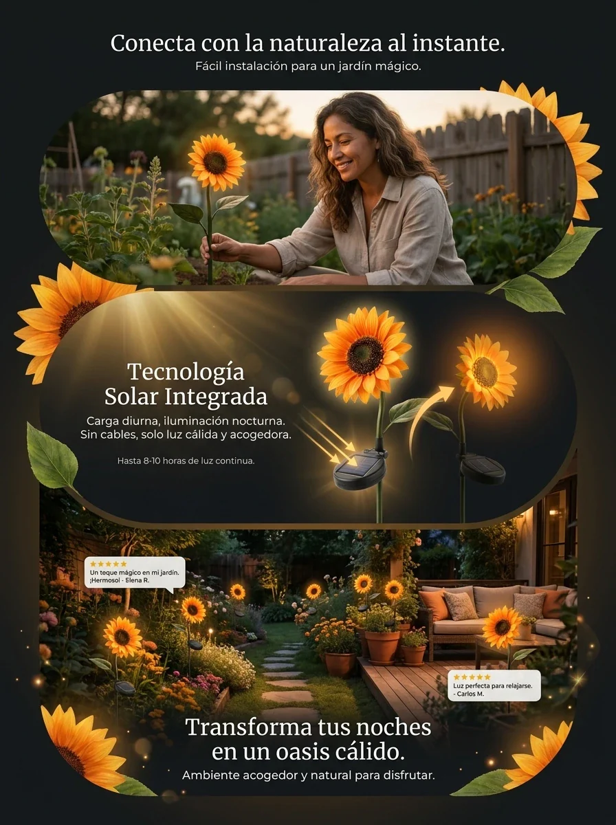 Girasoles Solares Macondo