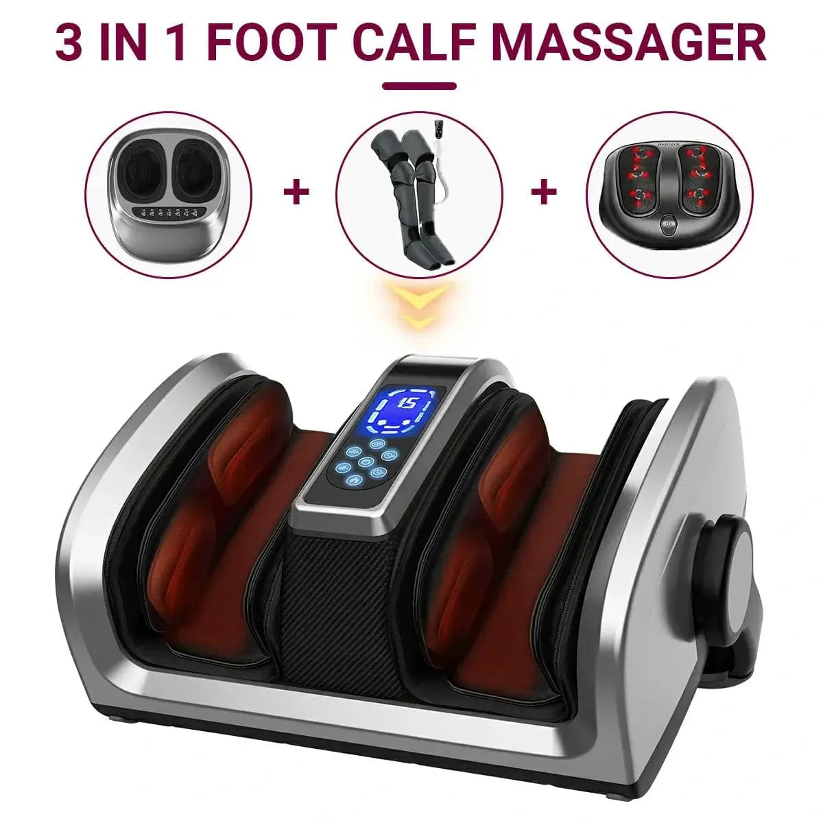 TISSCARE 2023 Upgrade Shiatsu Foot Massager Machine