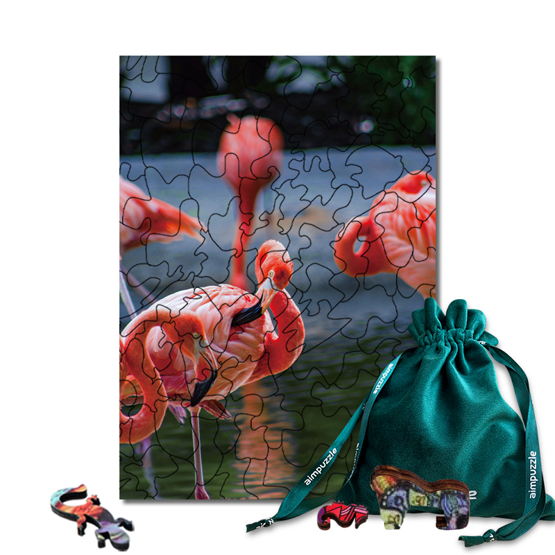 JEFFPUZZLE™ Flamingo flocks  Puzzle