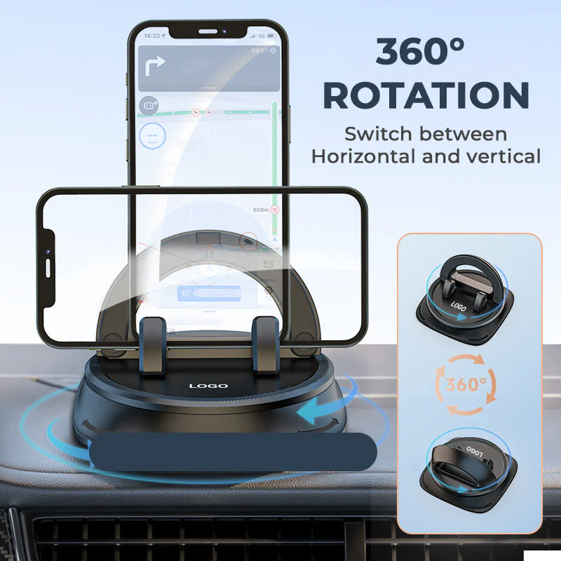 Car dashboard navigation phone holder