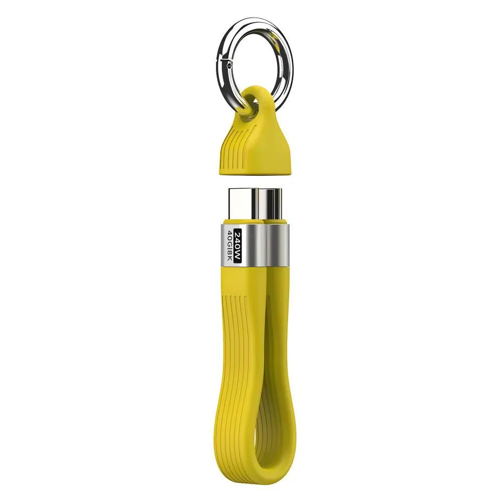 240W USB4 Keychain Charging & Data Cable