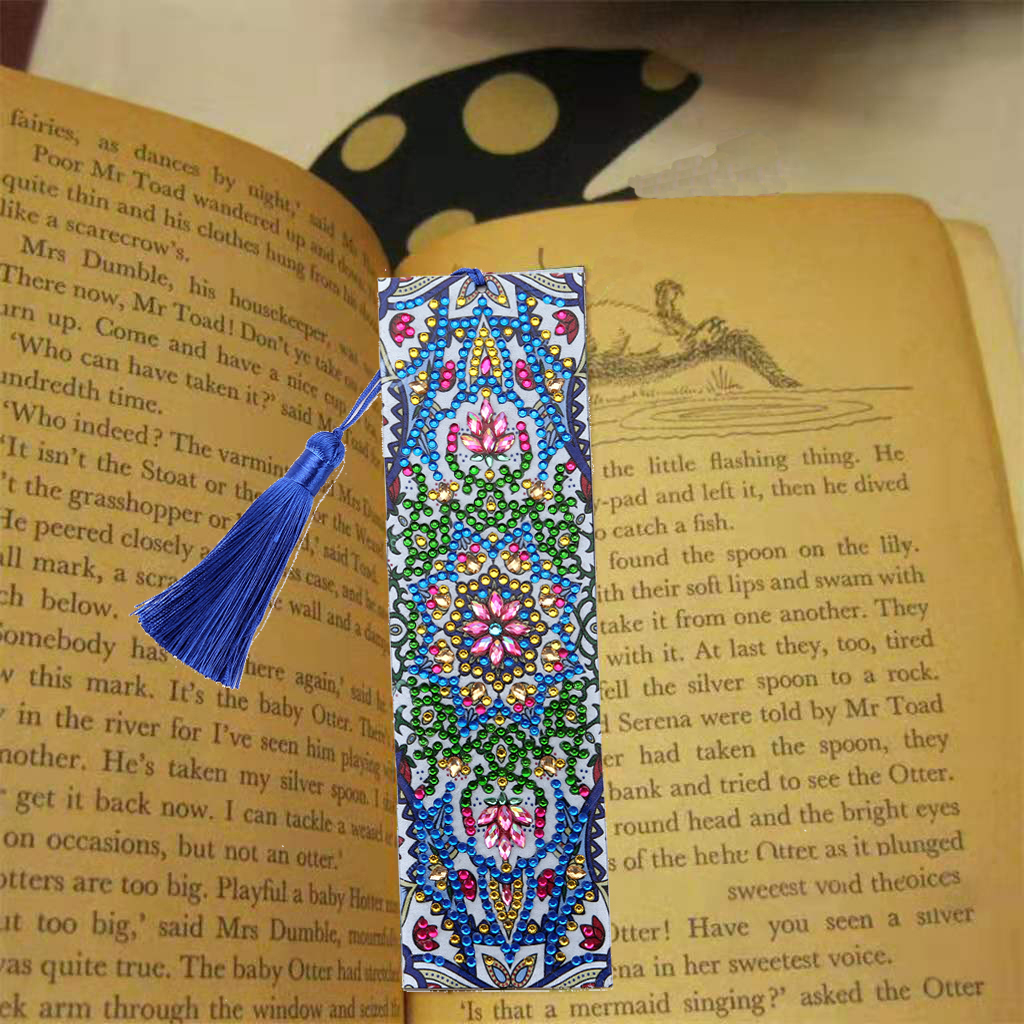 DIY Diamond Painting Bookmarks - mandarin