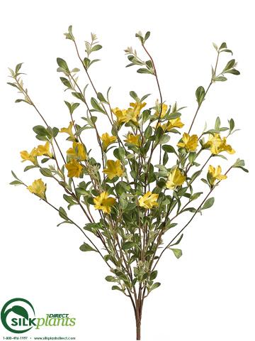 Silk Plants Direct Wild Petunia Bush - Cream Purple - Pack of 6