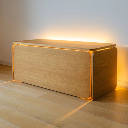 Wooden Hidden Folding Bed Cabinet
