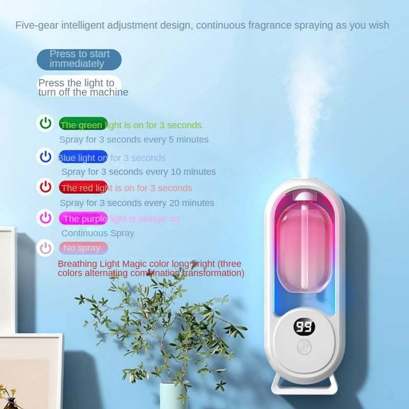AromaGlow 360° Smart Fragrance Diffuser – Long-Lasting Freshness