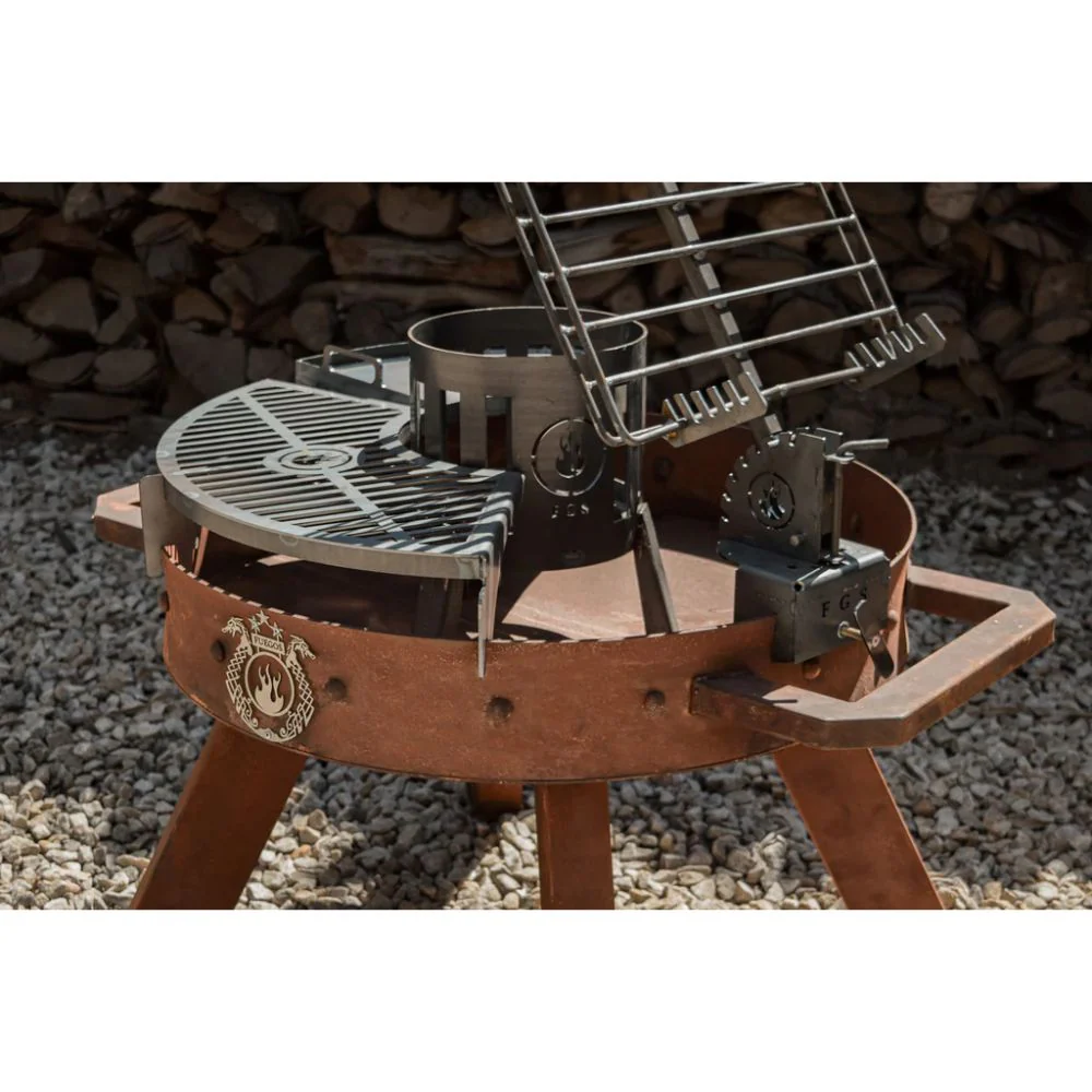 TX Petit Ram 80 Open Fire Argentine Wood and Charcoal Grill