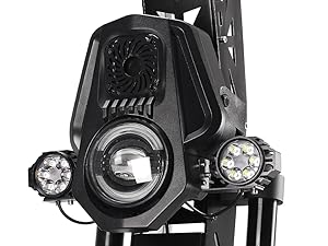 Music-playing headlight