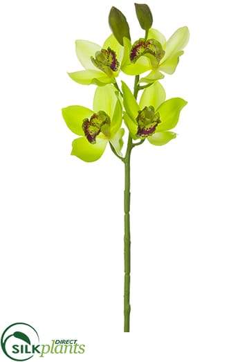 Silk Plants Direct Cymbidium Orchid Spray - Boysenberry - Pack of 12