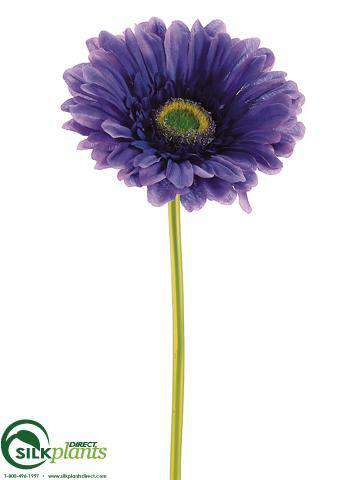 Silk Plants Direct Large Gerbera Daisy Spray - Green Soft - Pack of 24
