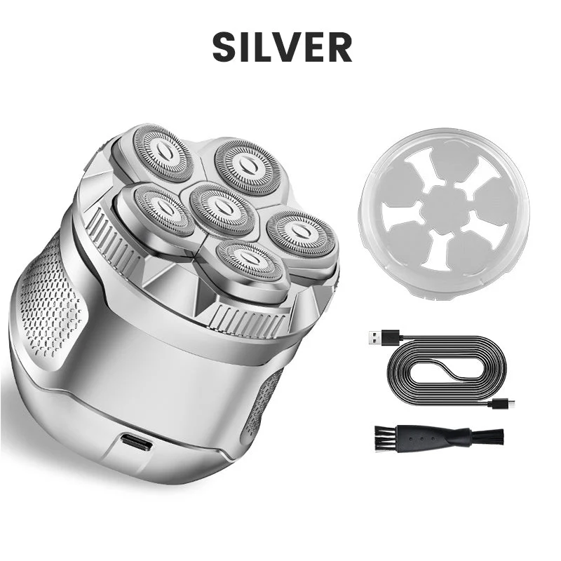 6D Waterproof Head Shaver Kit für Männer mit Glatze