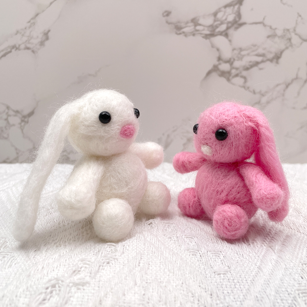 Rabbit Felt Animals Needle Felting Kit