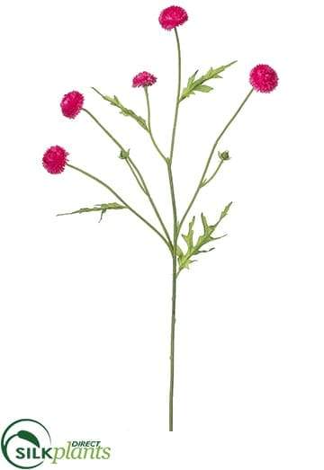 Silk Plants Direct Wild Pompom Spray - Violet - Pack of 24