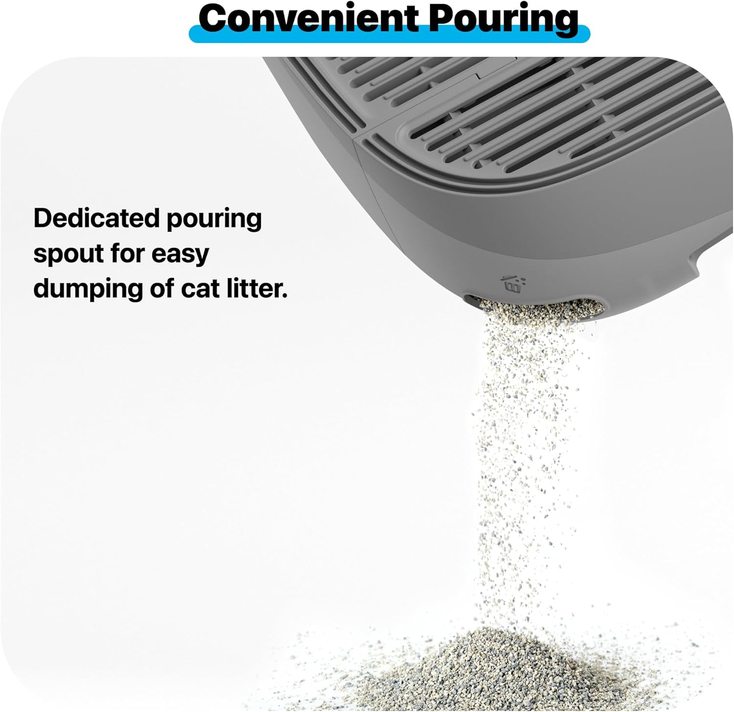 M1 Plus Bundle Open-Top Self-Cleaning Cat Litter Box with APP Control, Includes 4 Rolls (60pcs) Refill Waste Bags, 2 Extra Rolls Added (Plus Version)