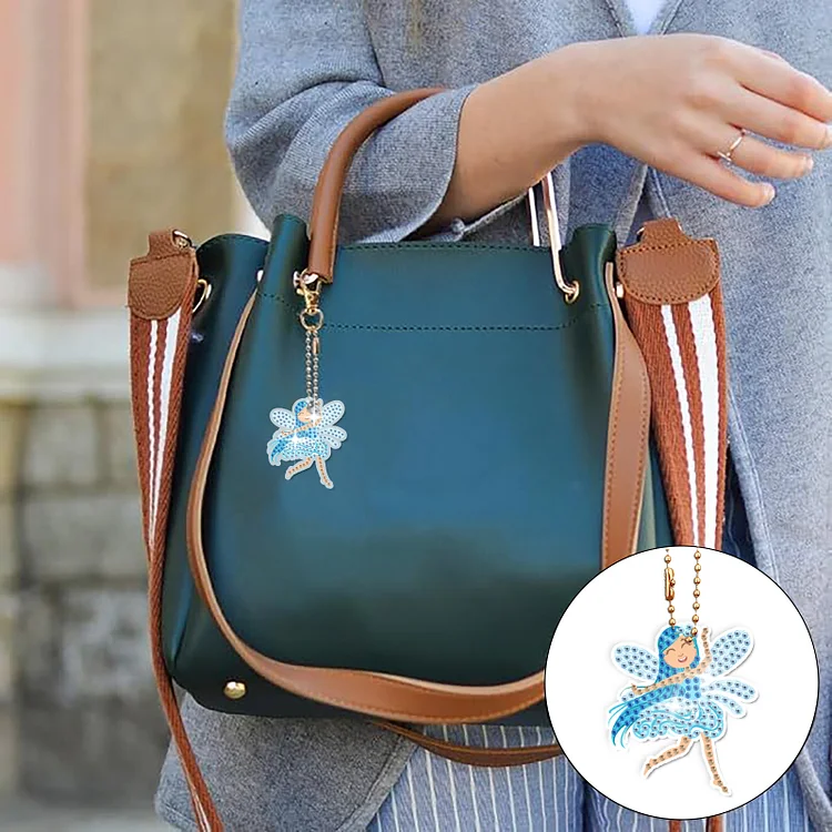 DIY Diamond Painting Keychain - Fairy