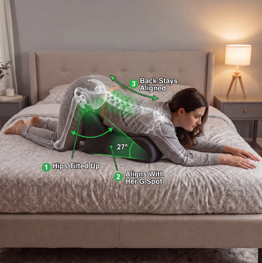 The Pillow That Makes Her Grip The Sheets