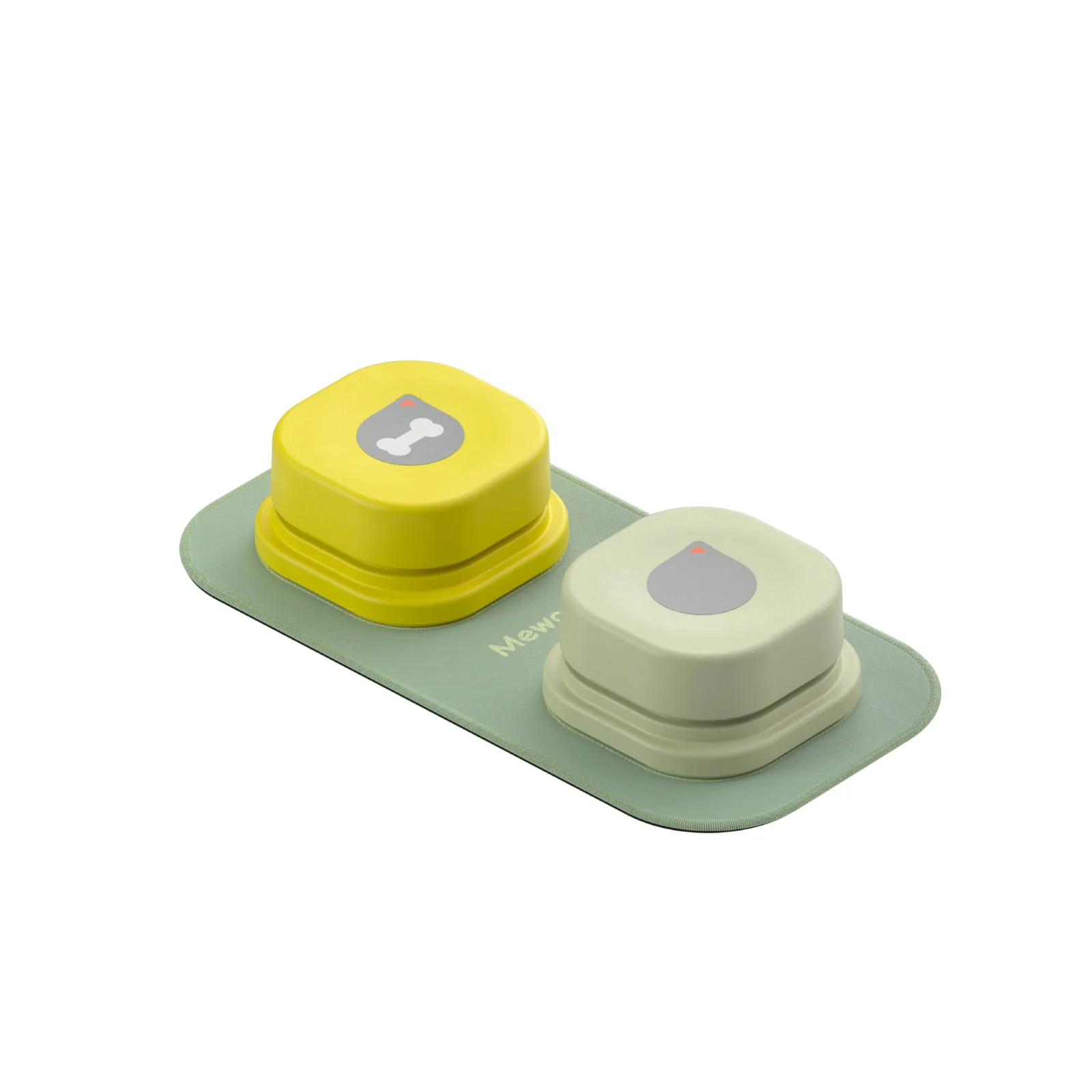 Dog Button Record Talking Pet Communication Vocal Training Interactive Toy Bell Ringer With Pad and Sticker, Pet Accessories