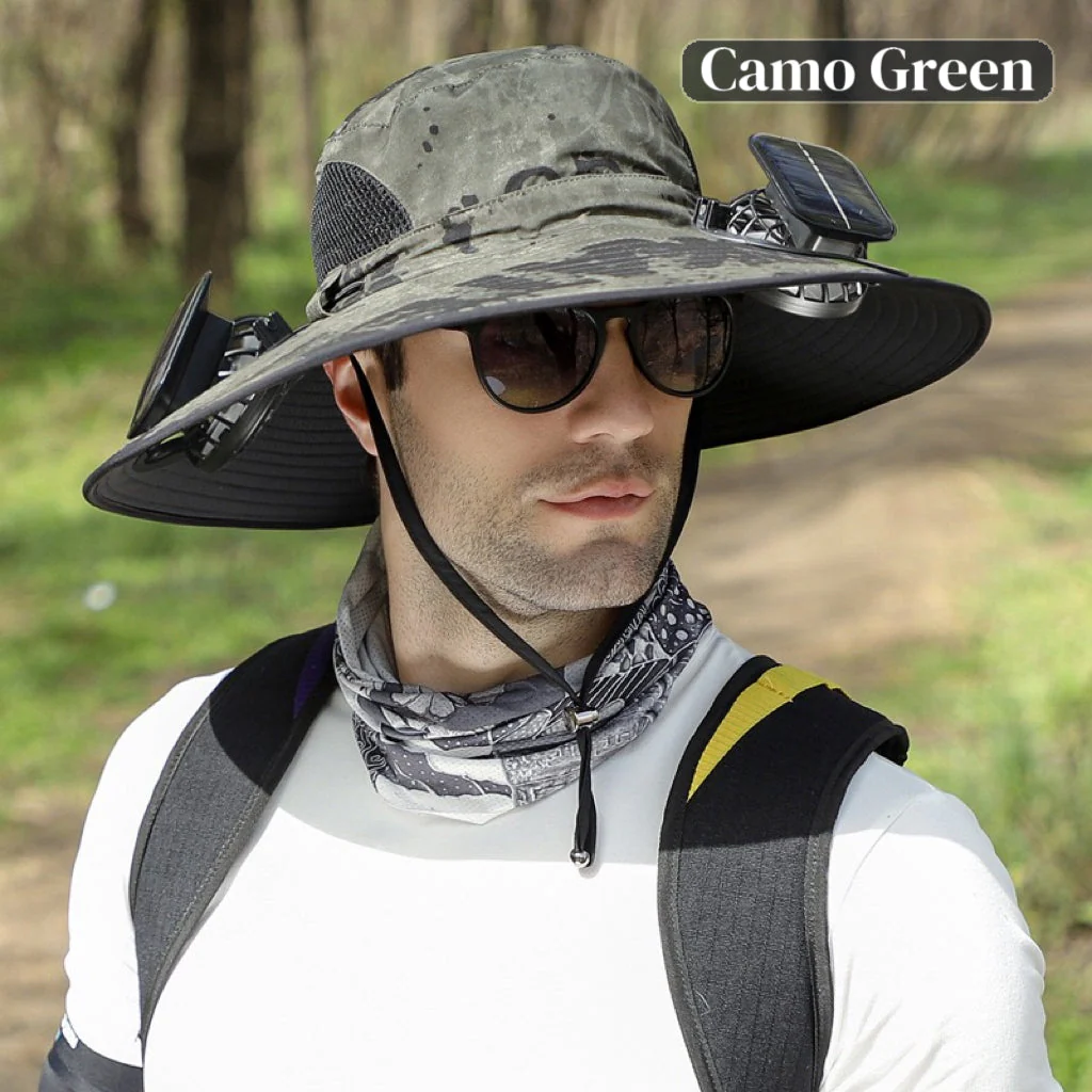 Lorvryssa 🎁 The Perfect Father’s Day Gift – Solar Cooling Fan Hat 🌞