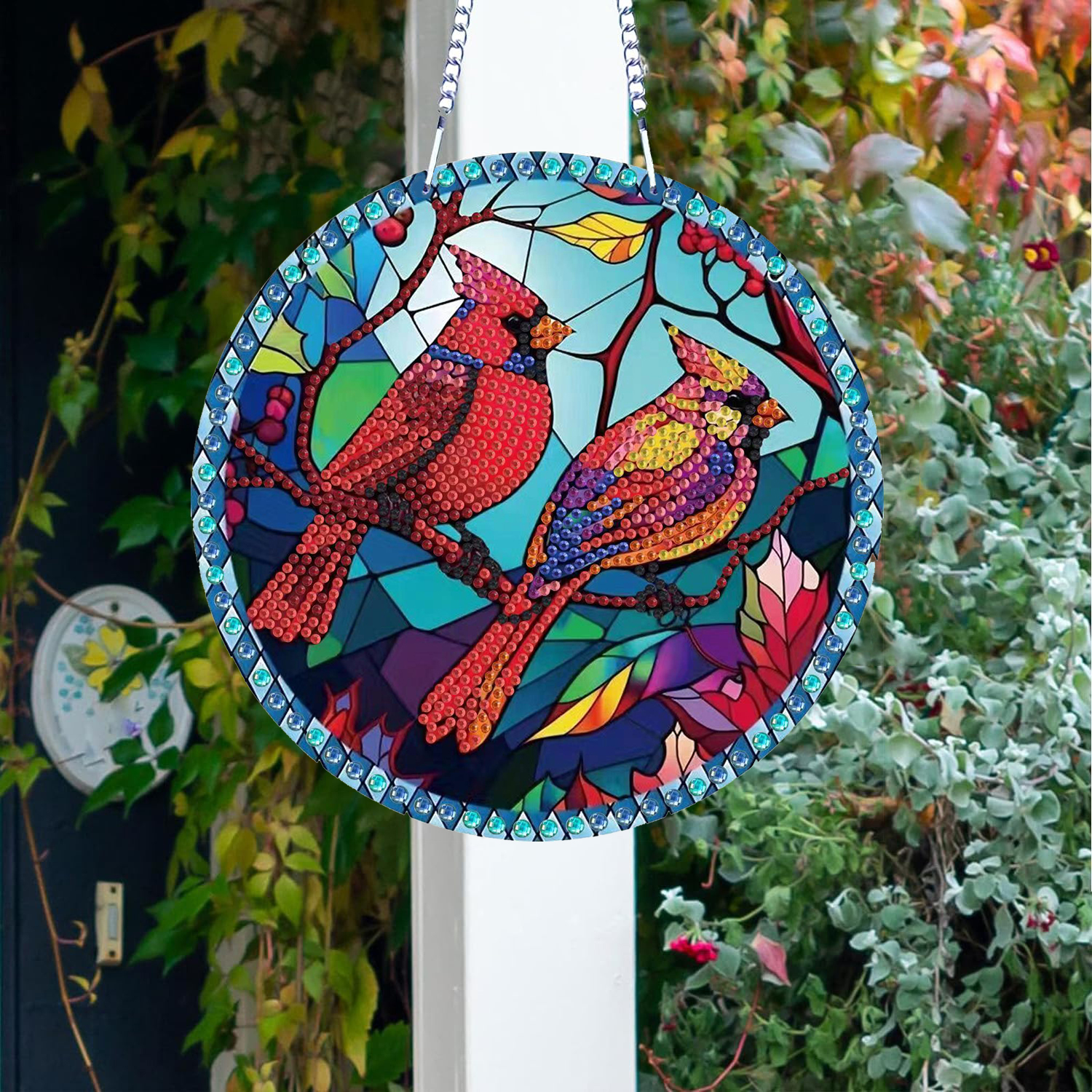 DIY Diamond Painting Wall Hanging - Parrots
