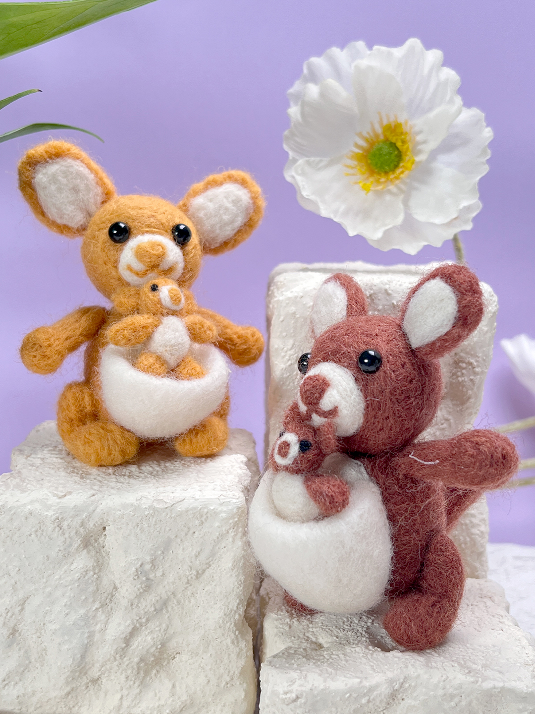 Kanga Felt Animals Needle Felting Kit