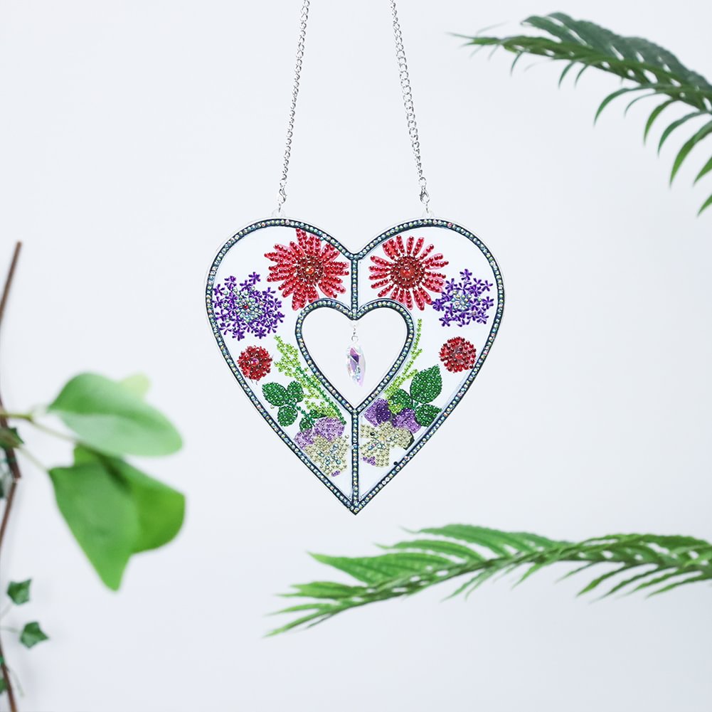 DIY Diamond Painting Wall Hanging - Love