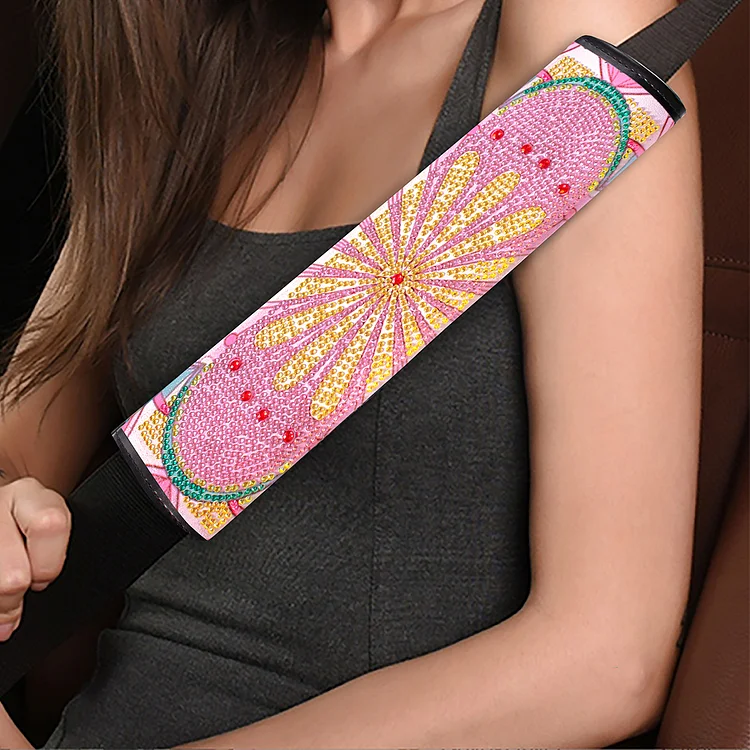 DIY Diamond Painting Car Seat Belt B