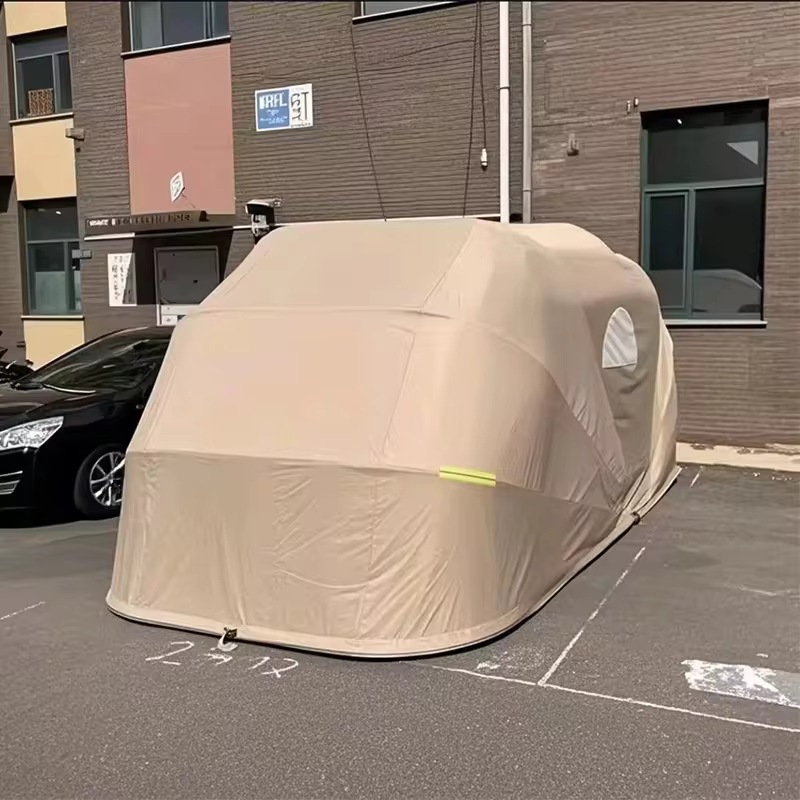 Modern portable carport tent with canopy cover heat-treated metal frame for outdoor car and motorcycle parking storage