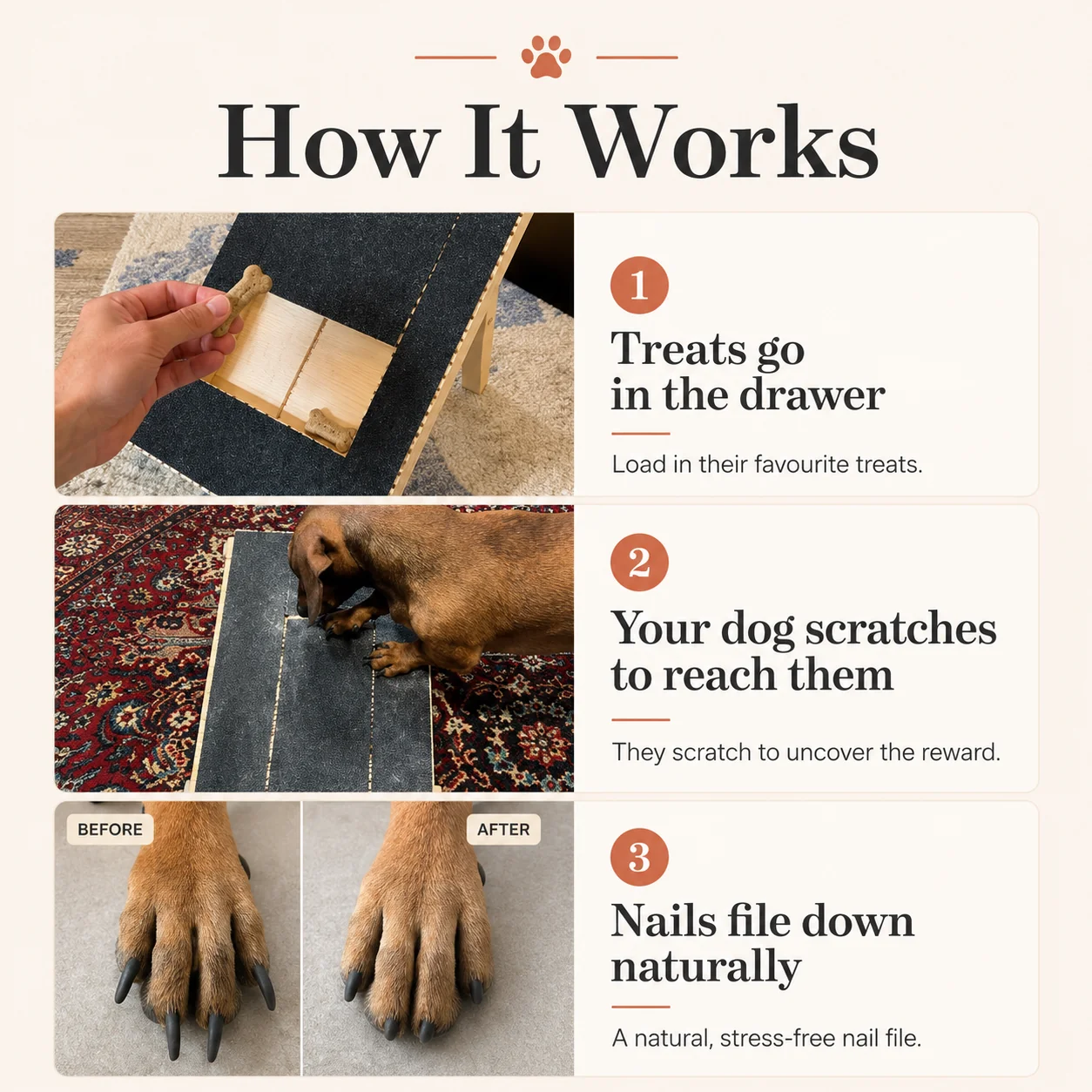 Dog Nail Scratch Board Kit