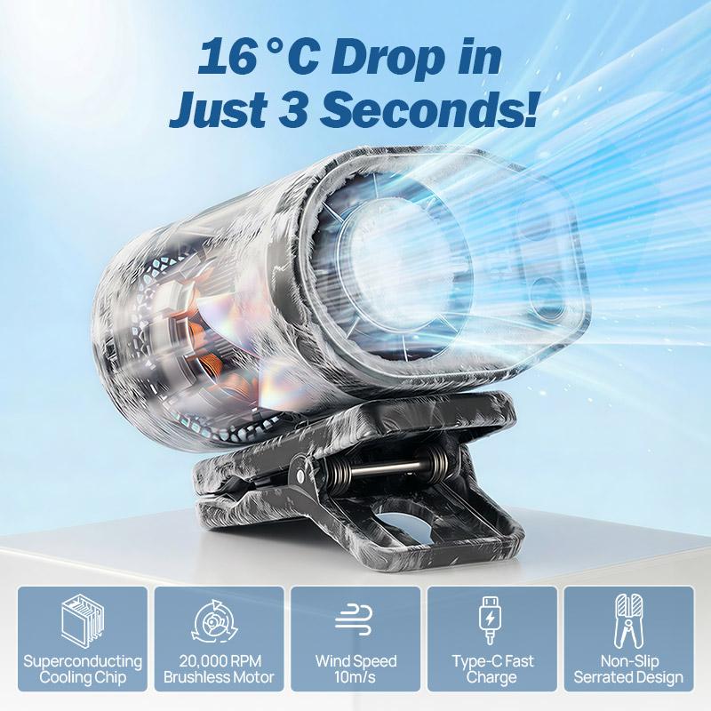 DailyDen Car Clip AC Fan