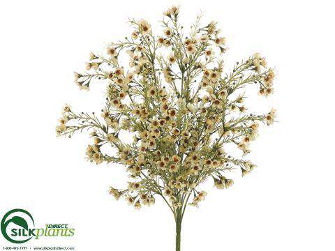 Silk Plants Direct Wax Flower Bush - Lavender - Pack of 12