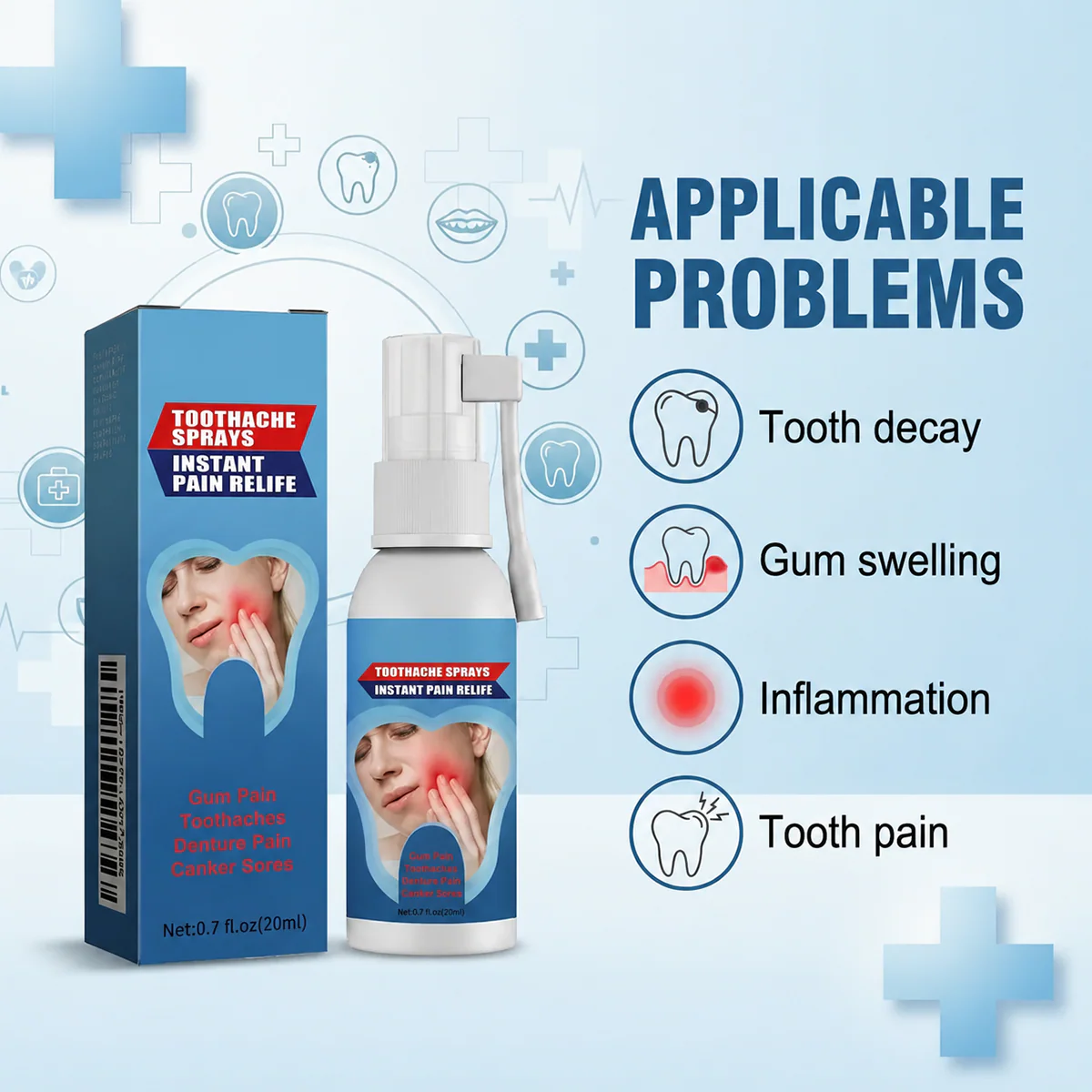 ✨Fast-Acting Toothache Spray for Teeth & Gums | Fresh Breath & Daily Oral Comfort Support