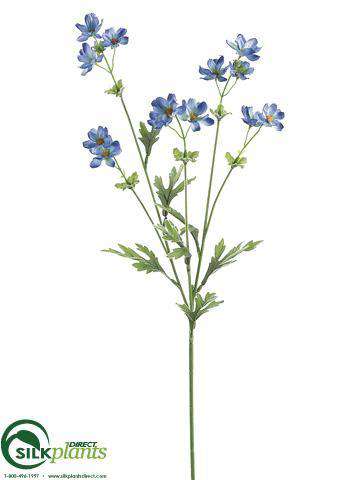 Silk Plants Direct Cosmos Spray - Cream - Pack of 12