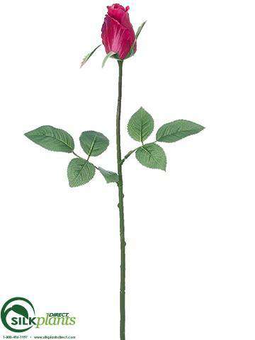 Silk Plants Direct Rose Bud Spray - Red - Pack of 12