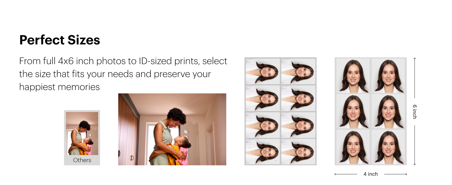 KODAK Dock Plus 4PASS Instant Photo Printer bluetooth for iphone android school home ID printer