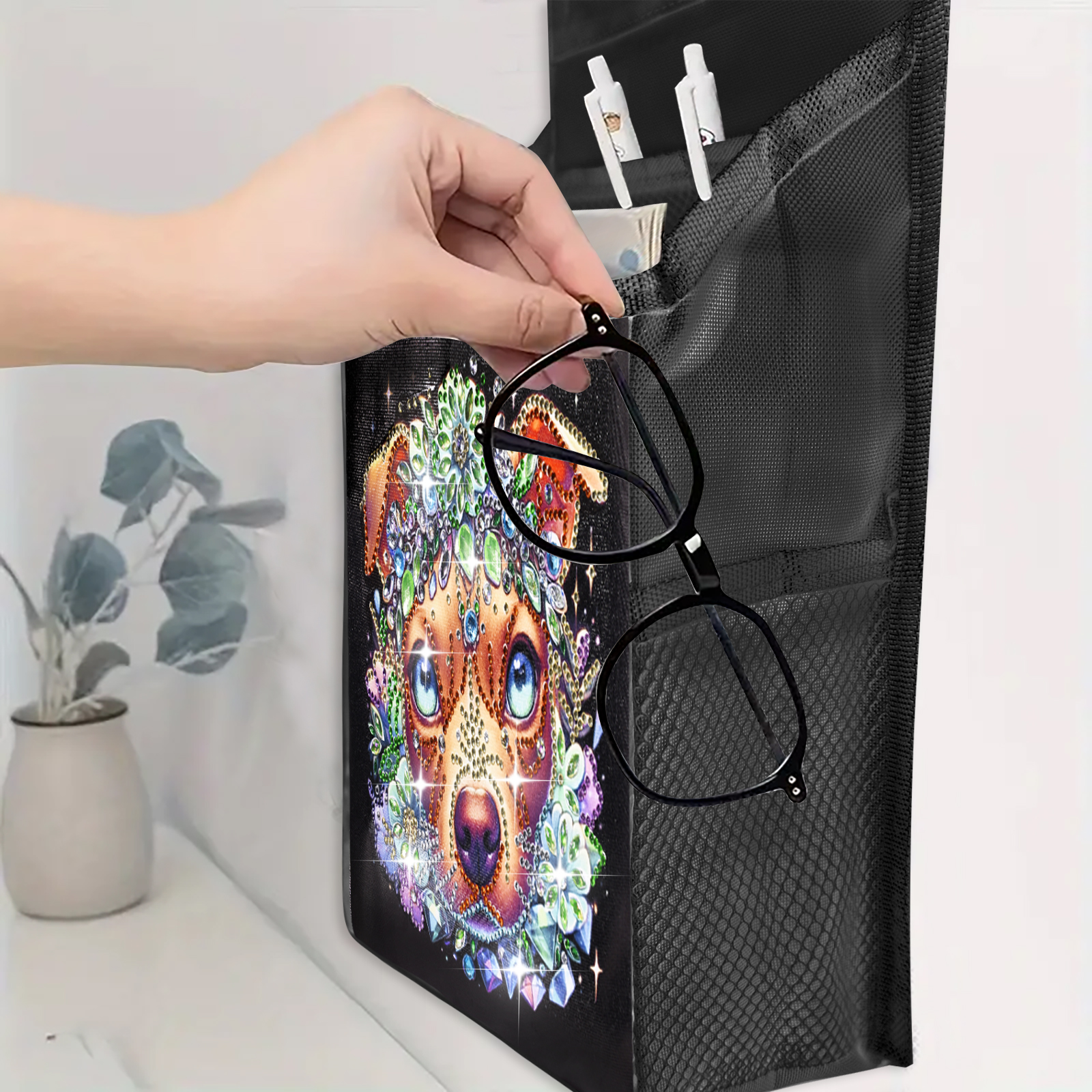 DIY Diamond Painting Hanging Bag - Dog
