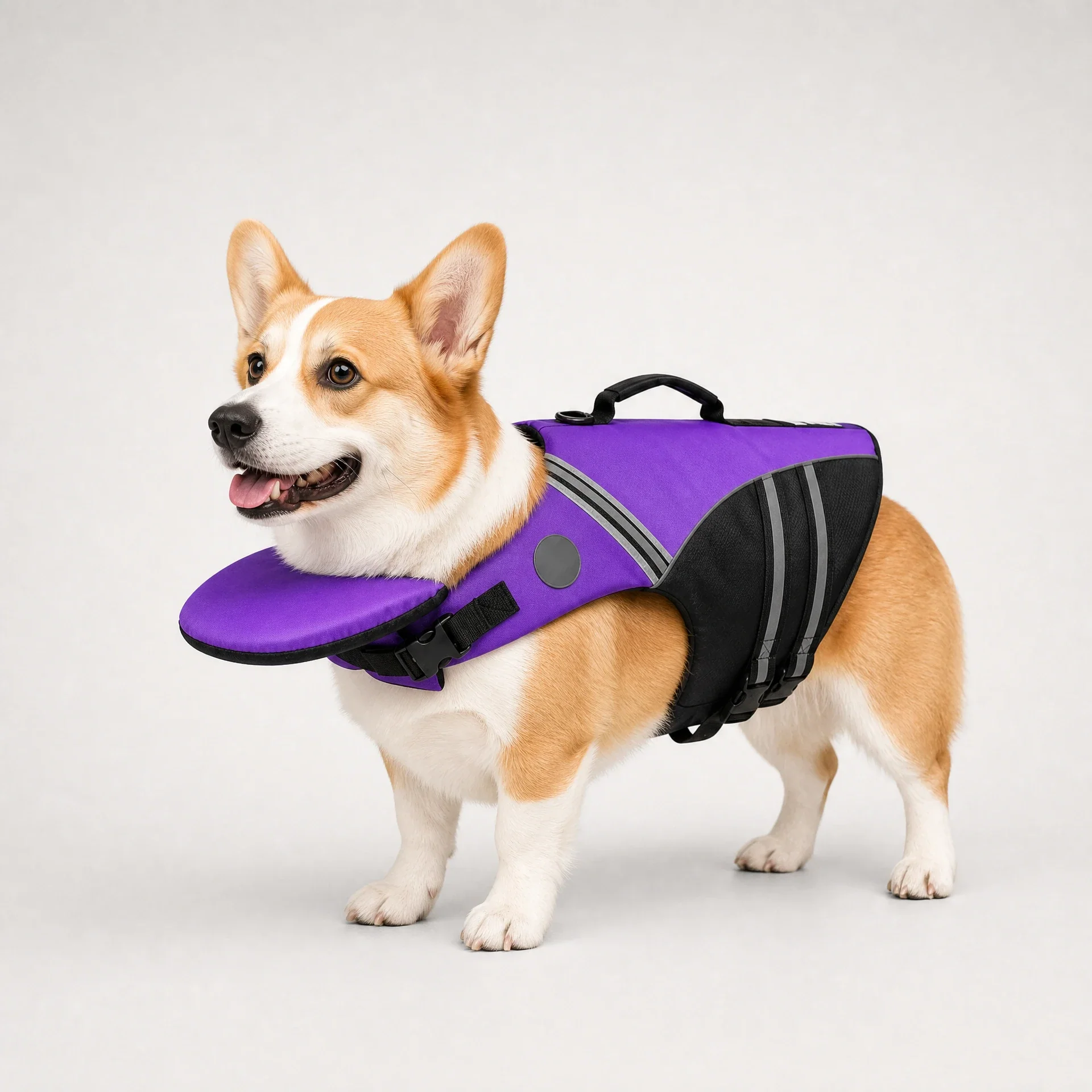 Dog Life Jacket With Chin Support