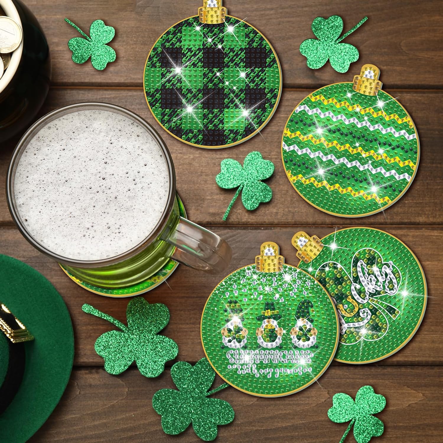 DIY Balls B Diamond Painting Coasters