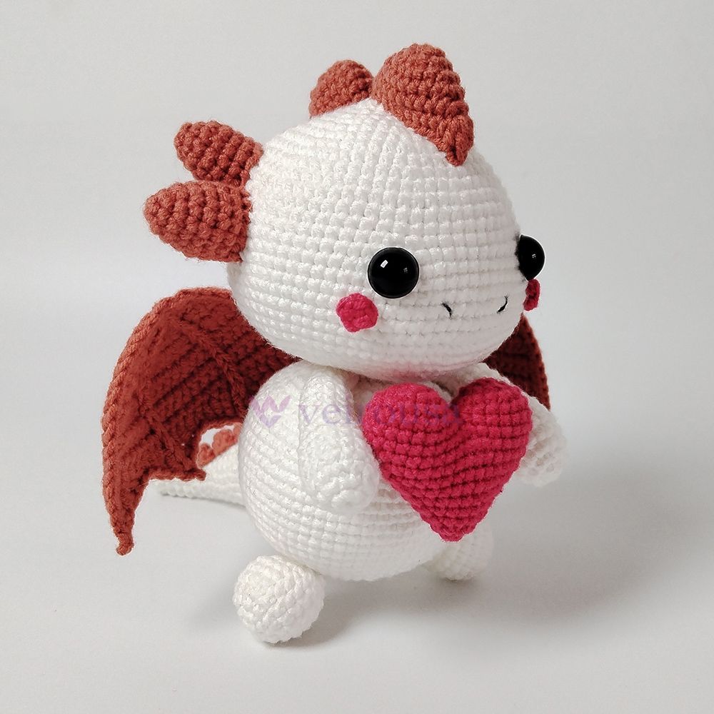 Red Love Dragon - Crochet Kit