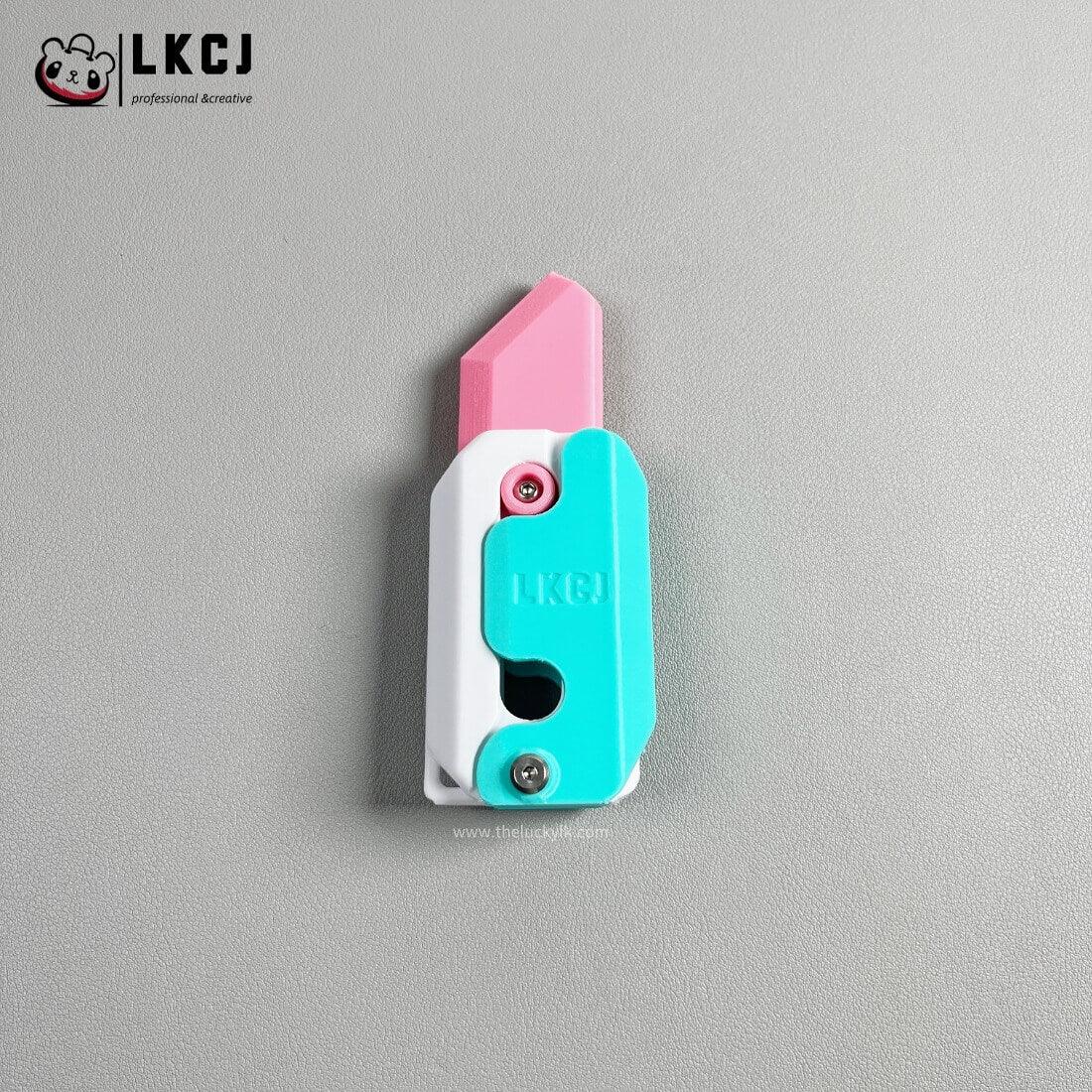Real 3D Printed Mini 1911 Decompression Model Keychain, Non-launchable