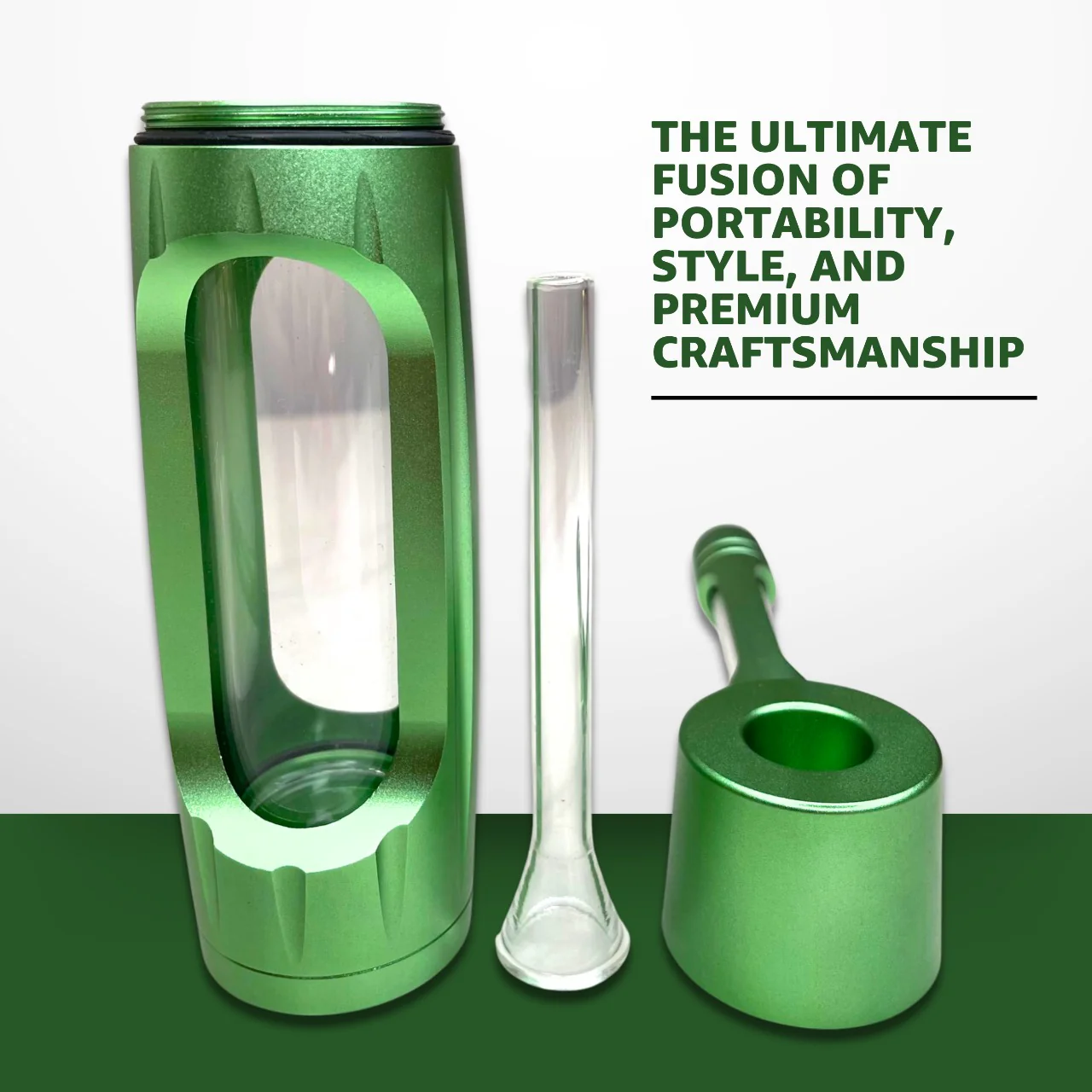 ZenPuff Co.™ Premium Glass & Aluminum Water Bottle