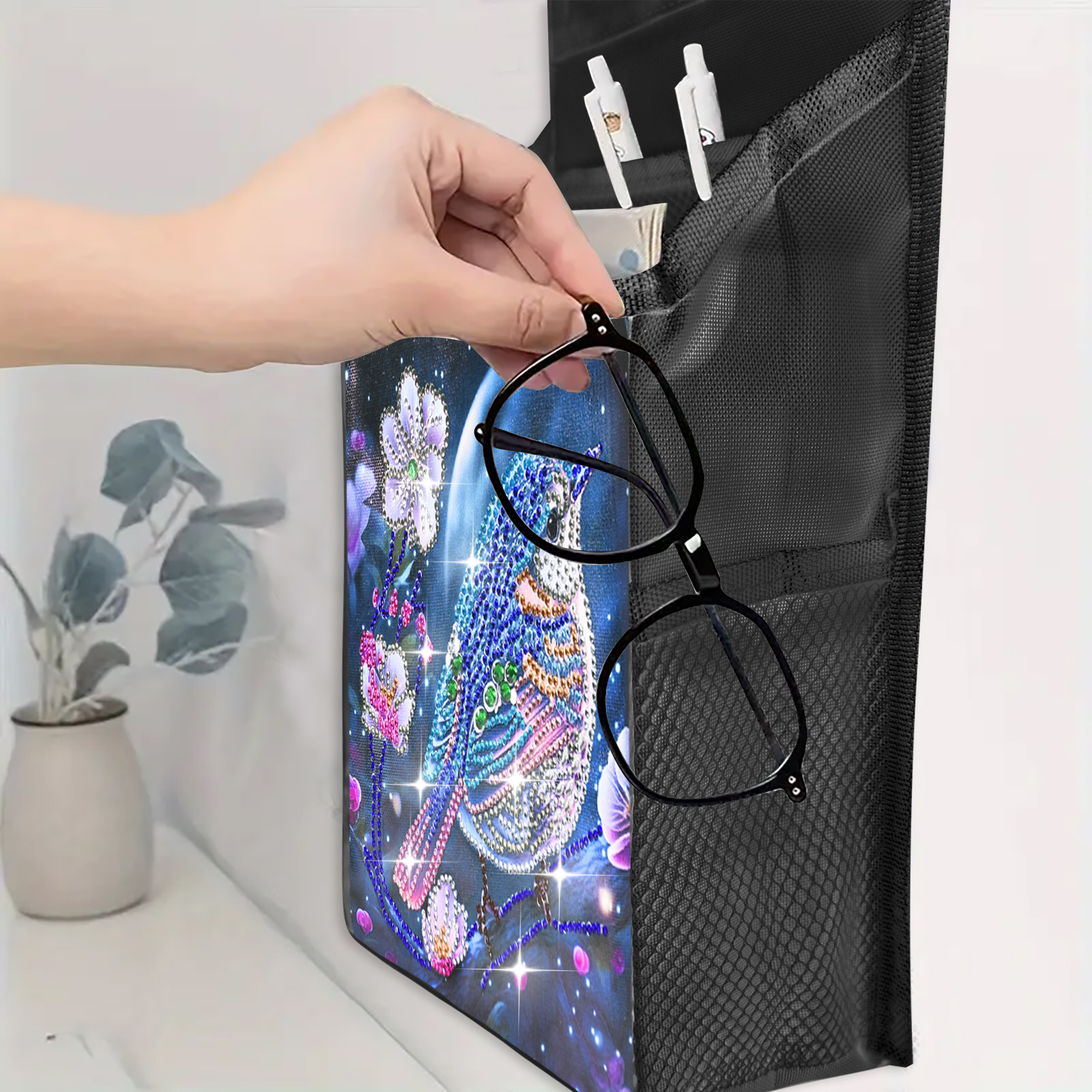 DIY Diamond Painting Hanging Bag - Bird