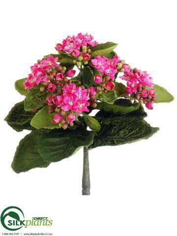 Silk Plants Direct Kalanchoe Bush - Purple - Pack of 12