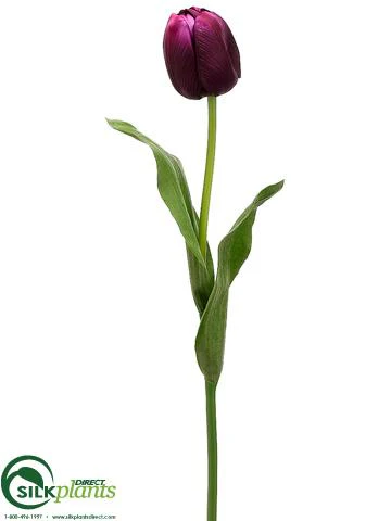 Silk Plants Direct Tulip Spray - Pink - Pack of 12