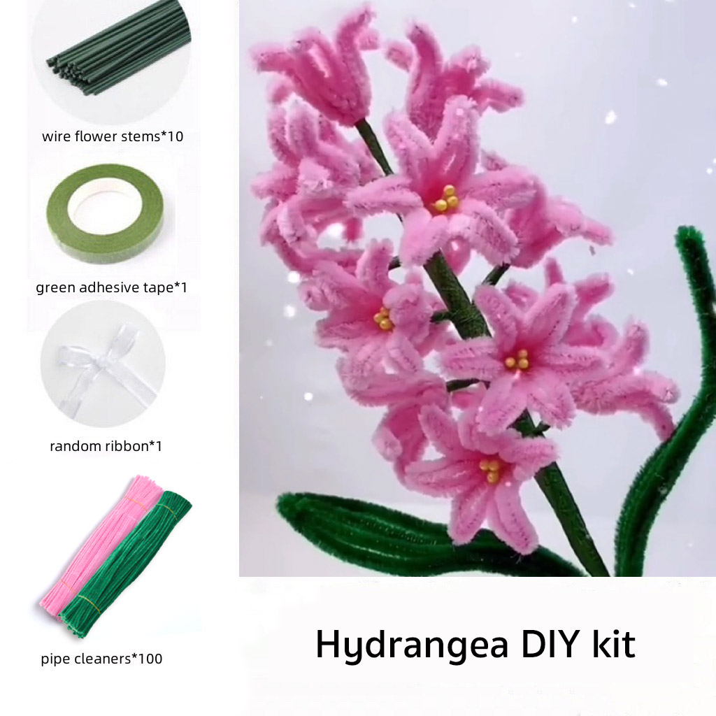 DIY Pipe Cleaners Kit - Hydrangea