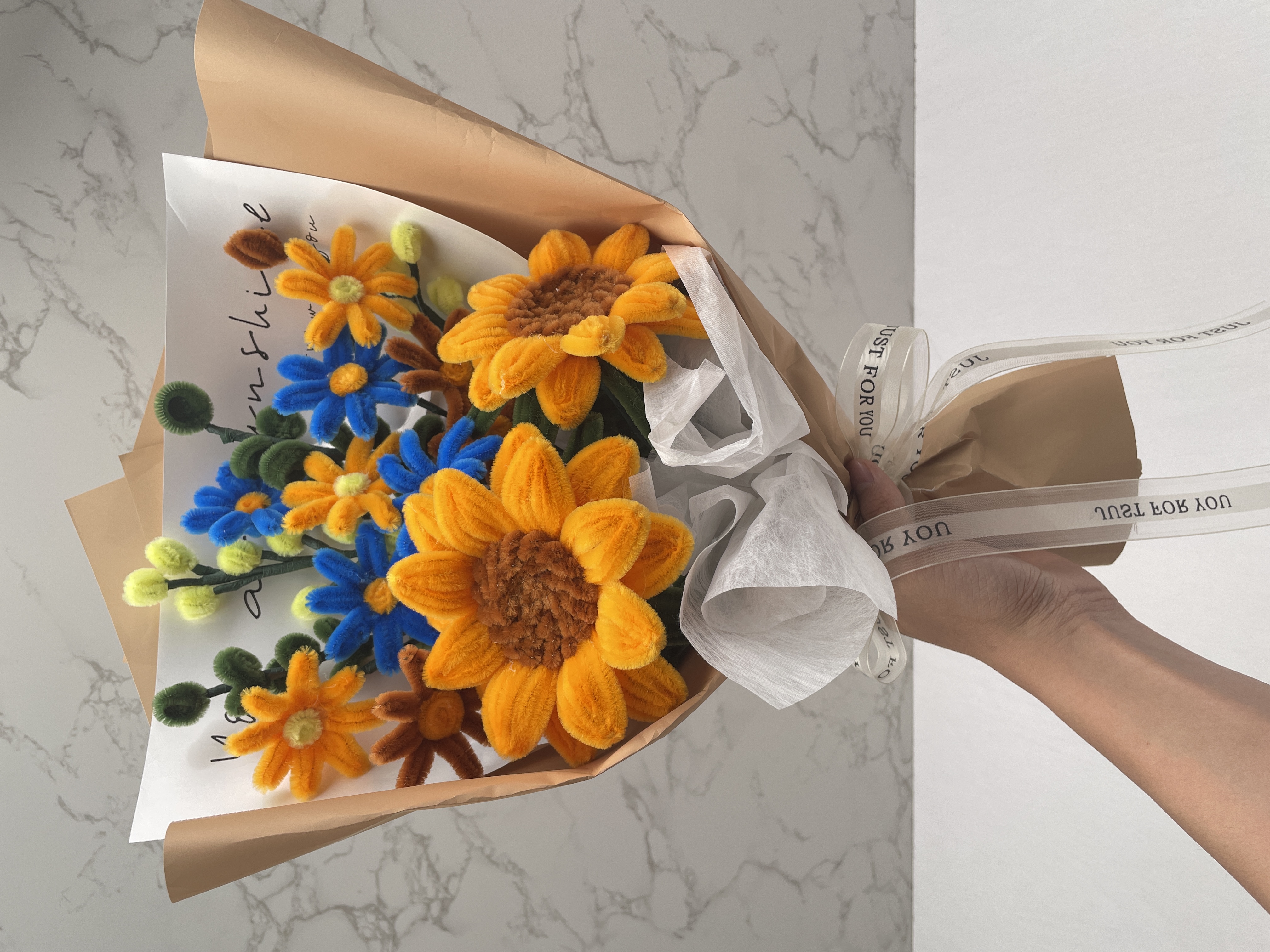 Pipepapi DIY Pipe Cleaners Kit - Sunny Sunflowers Bouquet