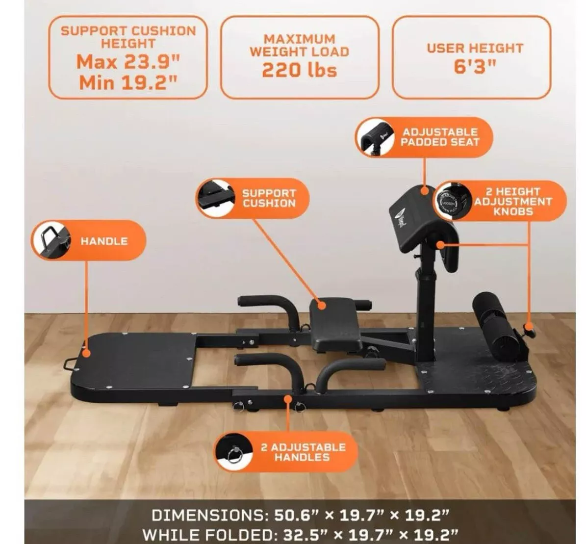 Hip Thrust Machine - Premium Squat & Glute Machine Workout Equipment