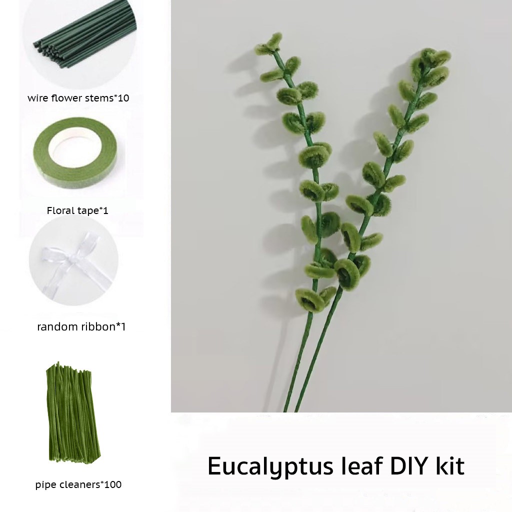 DIY Pipe Cleaners Kit - Eucalyptus Leaf