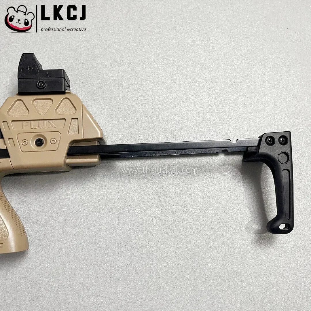 Mp17 Gel Blaster With Metal Stock, Metal Rail