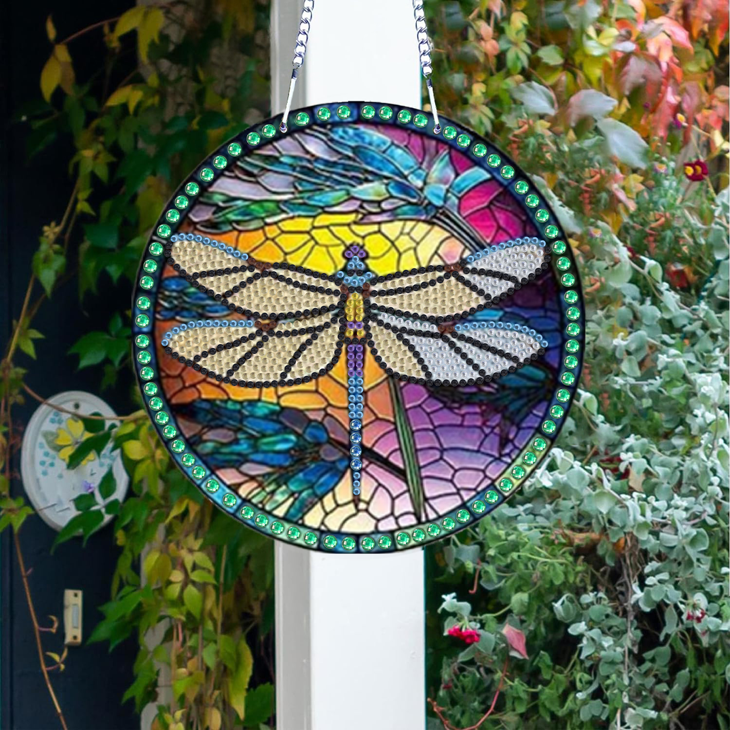 DIY Diamond Painting Wall Hanging - Dragonfly